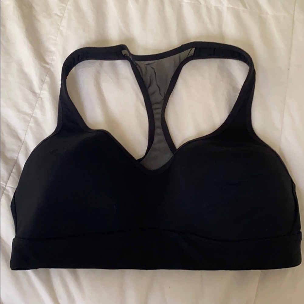 Lululemon black high support bra